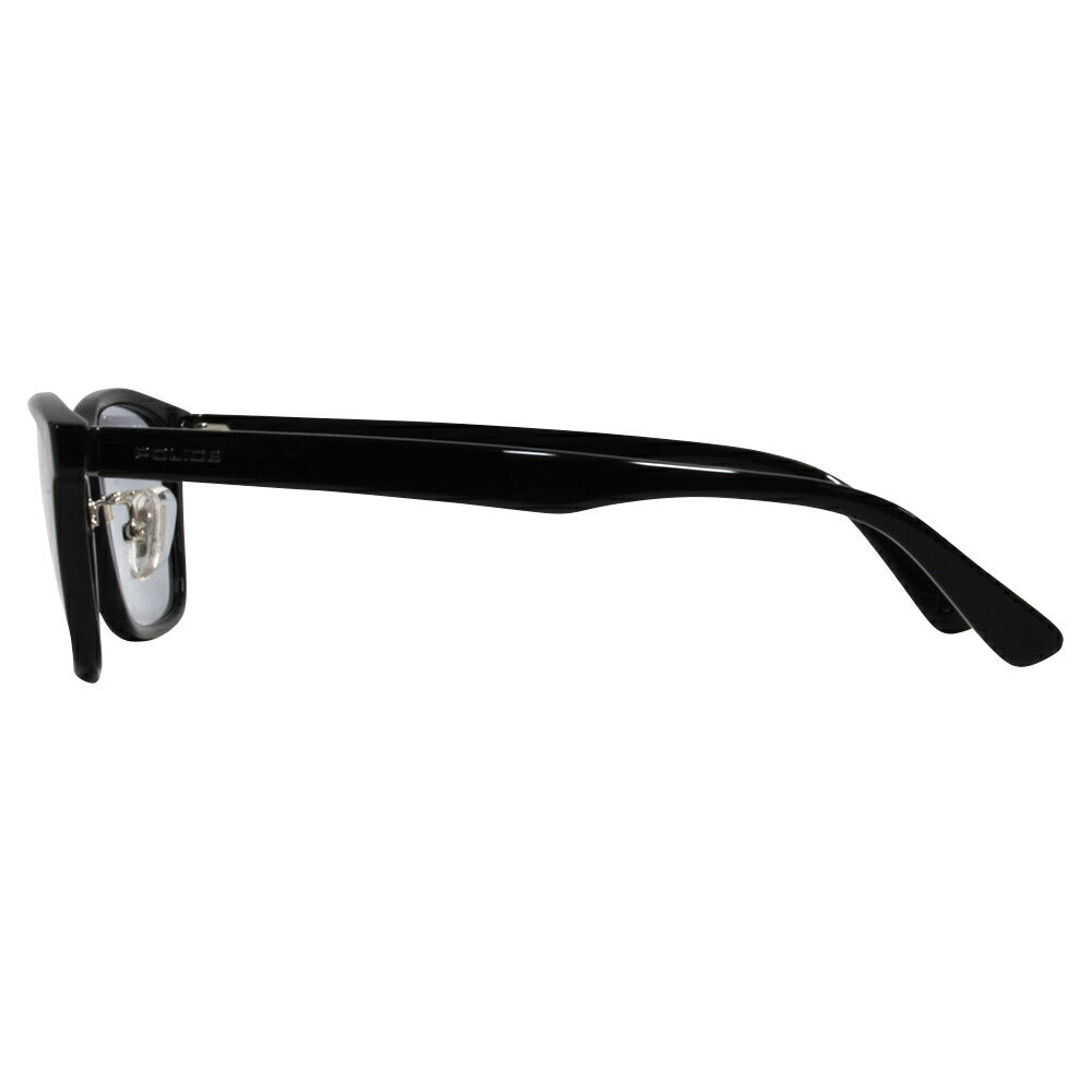 [Authorized Retailer] Police Glasses Sunglasses 2022 Model Fashion Glasses SPLF48J 01KS 53 POLICE Square Wellington Metal Full Rim Cell Men's Light Color UV Protection 