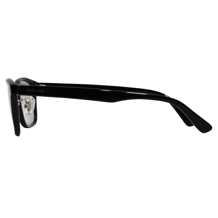 [Authorized Retailer] Police Glasses Sunglasses 2022 Model Fashion Glasses SPLF48J 01KS 53 POLICE Square Wellington Metal Full Rim Cell Men's Light Color UV Protection 