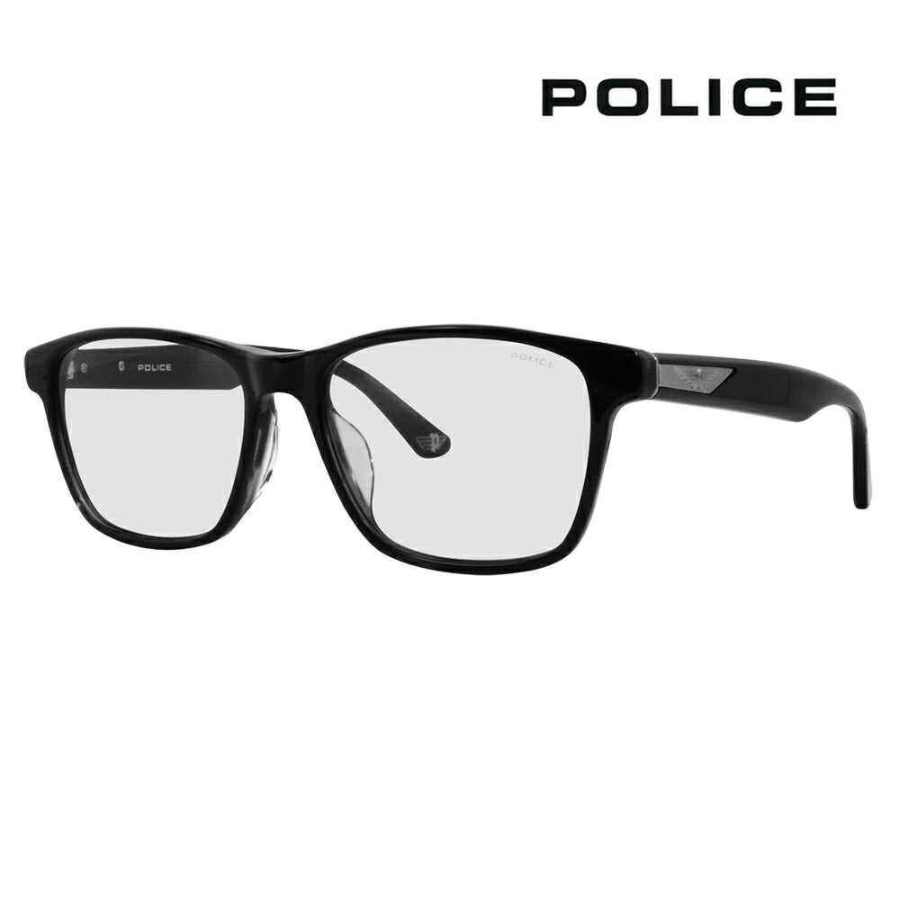 【正規品販売店】ポリス メガネ サングラス 伊達メガネ 眼鏡 SPLG40J 0819 53 POLICE 2023年モデル URBANITE  メンズ スクエア ウェリントン おしゃれ