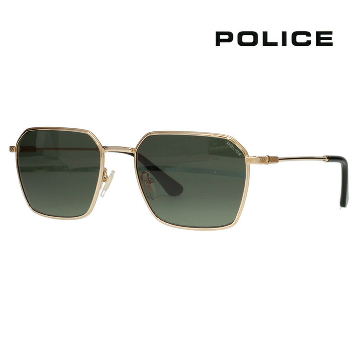 [Authorized Retailer] Police Sunglasses, Fashion Glasses SPLL84 0300 56 POLICE Global Model Square Spring Hinge OCTANE 2024 Model UV Protection 