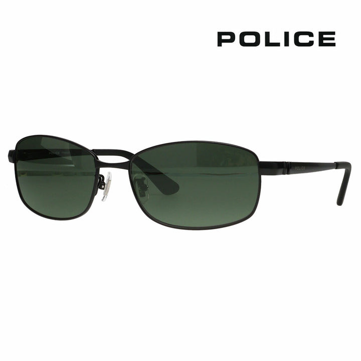 [Authorized Retailer] Police Glasses, Sunglasses, Fashion Glasses, SPLM27J 531V 59 POLICE FORWARD 2024 Model Metal Square Full Rim Japan Model Men's Titanium 