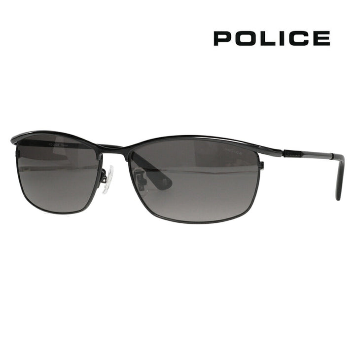 [Authorized Retailer] Police Sunglasses, Fashion Glasses, Eyeglasses SPLM30J 0530 60 POLICE 2024 Model Japan Model VOLTAGE Metal Square Full Rim Men's Titanium 