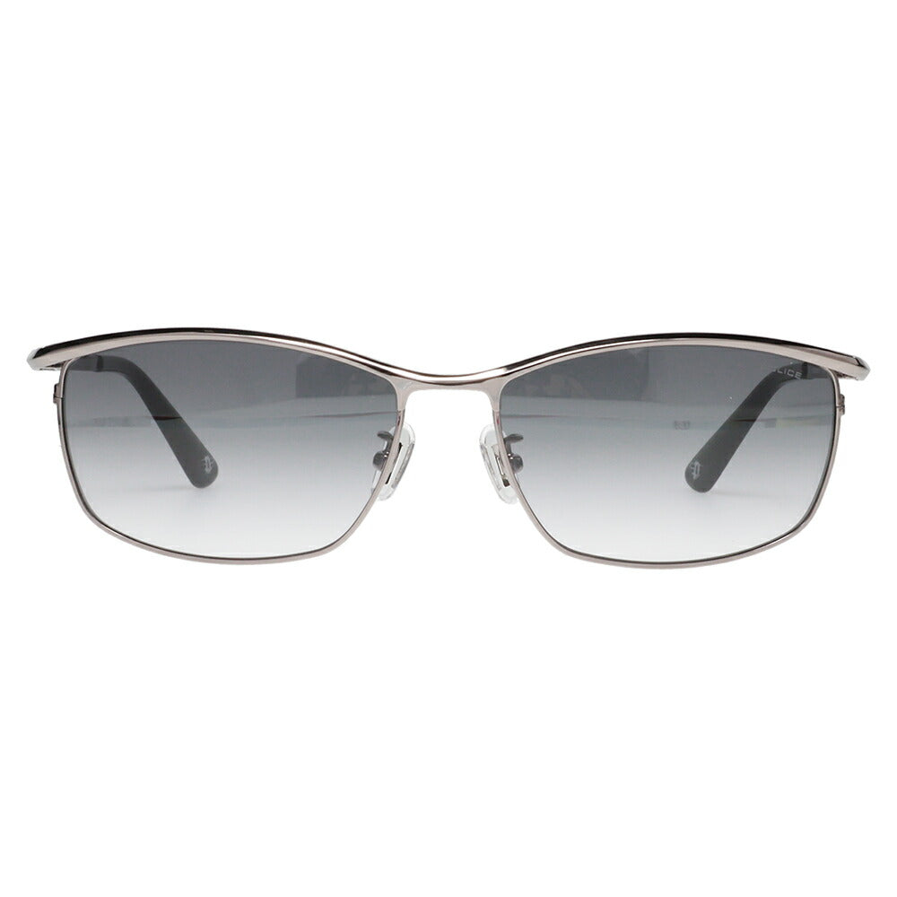 [Authorized Retailer] Police Sunglasses, Fashion Glasses, Eyeglasses SPLM30J 0568 60 POLICE 2024 Model Japan Model VOLTAGE Metal Square Full Rim Men's Titanium 