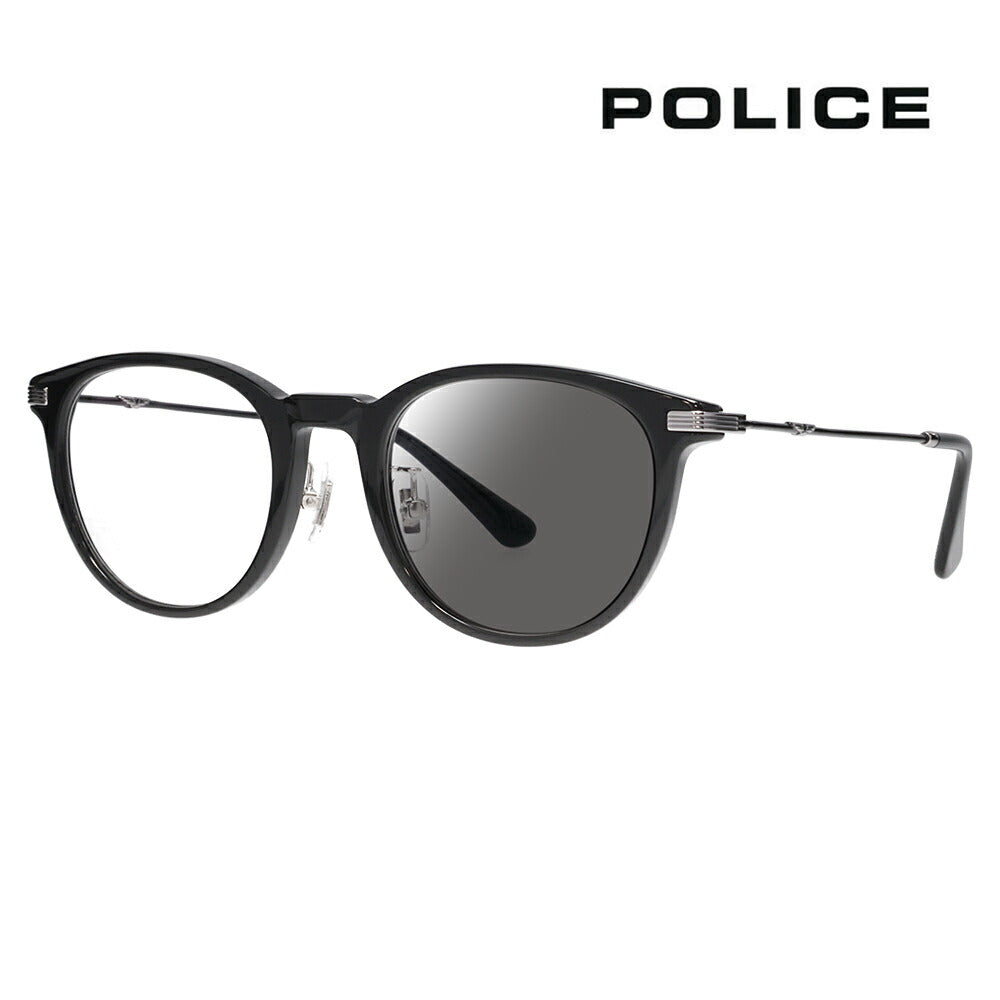 [Authorized Retailer] Police Sunglasses, Fashion Glasses, SPLM34J 700W 49 POLICE 2024 Model Japan Model HIGHWAY Boston Combination Titanium Photochromic Lens 