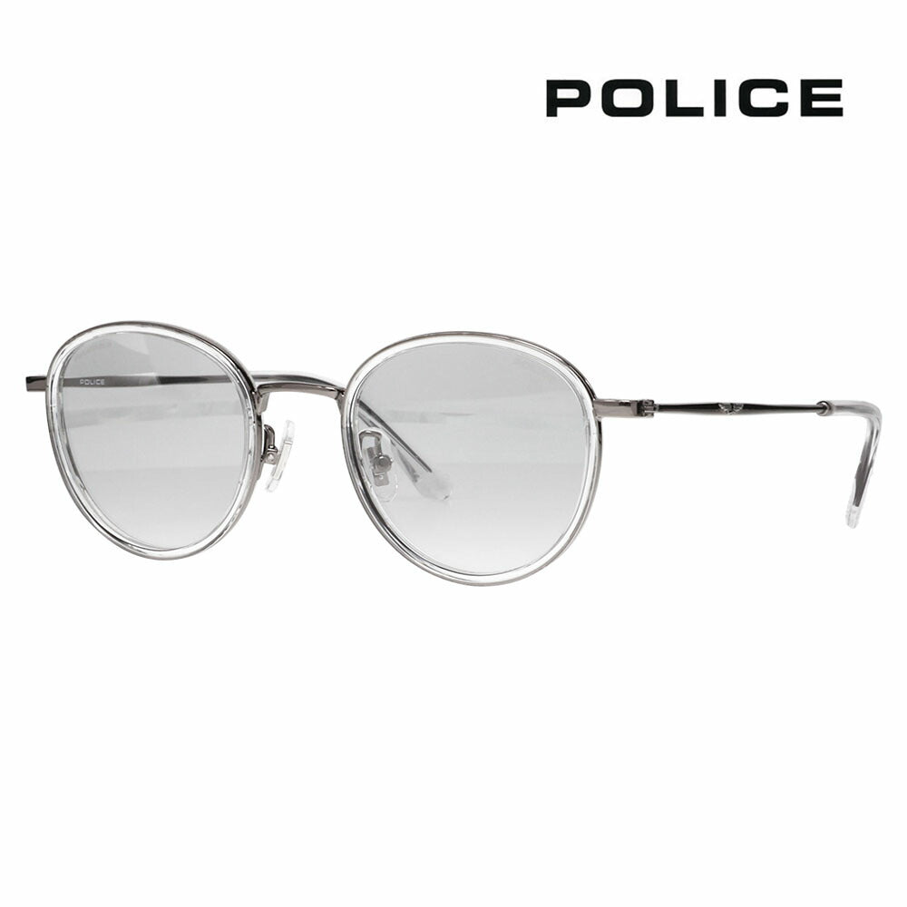 [Authorized Retailer] Police Sunglasses, Fashion Glasses, SPLM37J 568P 48 POLICE ORIGINS LITE Origins Light 2024 Model Metal Light Color Round Japan Model Polarized Lenses Polaroid 