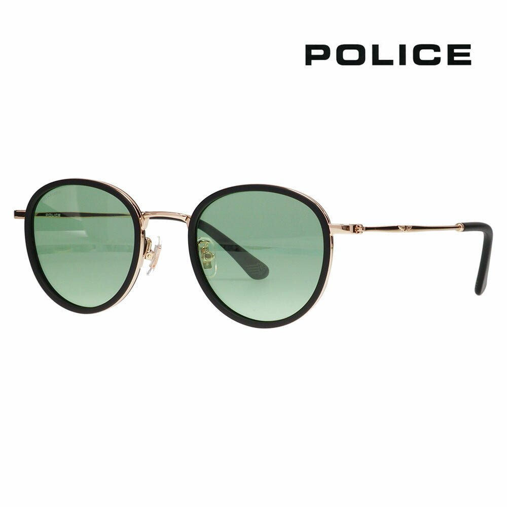 [Authorized Retailer] Police Sunglasses, Fashion Glasses, Eyeglasses SPLM37J 8FFP 48 POLICE ORIGINS LITE Origins Light 2024 Model Metal Light Color Round Japan Model Polarized Lenses Polaroid 