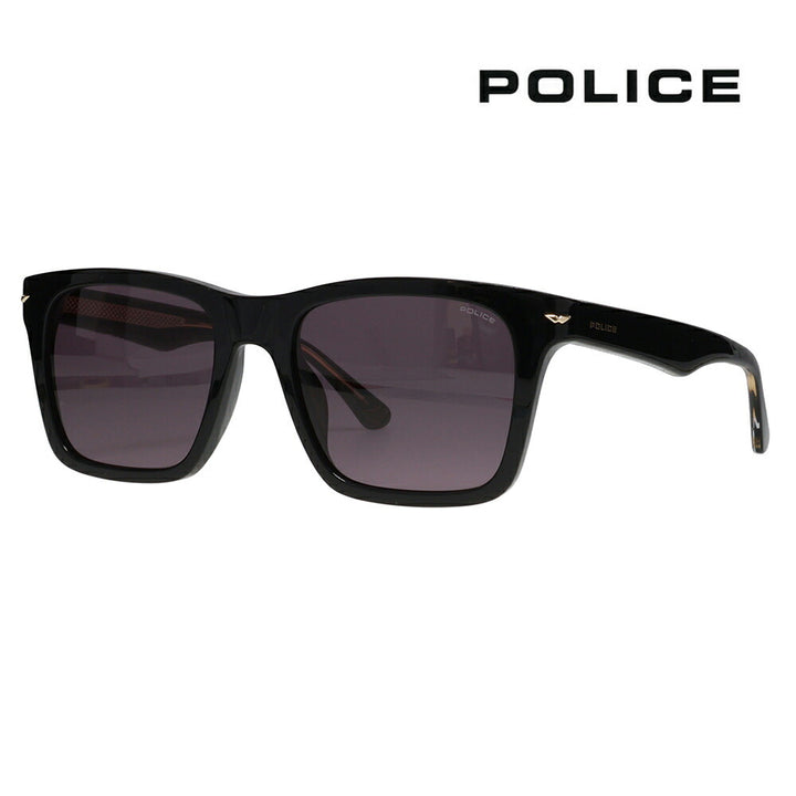 [Authorized Retailer] Police Sunglasses, Fashion Glasses, Eyeglasses SPLN35 0700 53 POLICE 2024 Model CHAMP9 Square Wellington Classic 