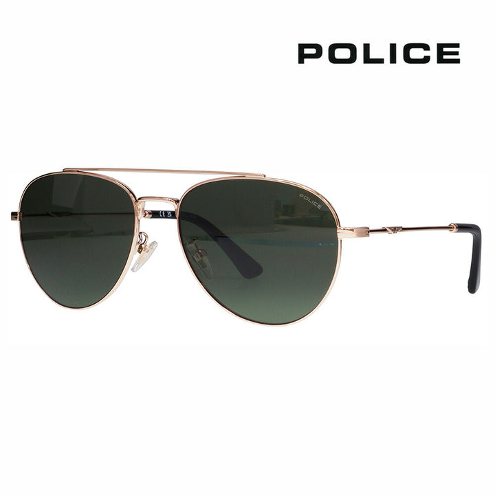 【正規品販売店】ポリス サングラス 伊達メガネ SPLP20 0300 57 OriginsLite29 オリジンズライト29 Essentials エッセンシャルズ メタル パイロット メンズ