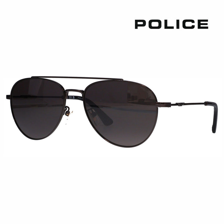 【正規品販売店】ポリス サングラス 伊達メガネ SPLP20 0672 57 OriginsLite29 オリジンズライト29 Essentials エッセンシャルズ メタル パイロット メンズ