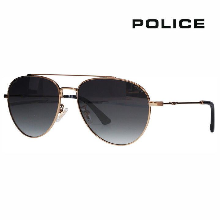 【正規品販売店】ポリス サングラス 伊達メガネ SPLP20E 8FFP 60 OriginsLite29 オリジンズライト29 Essentials エッセンシャルズ メタル パイロット 偏光 メンズ