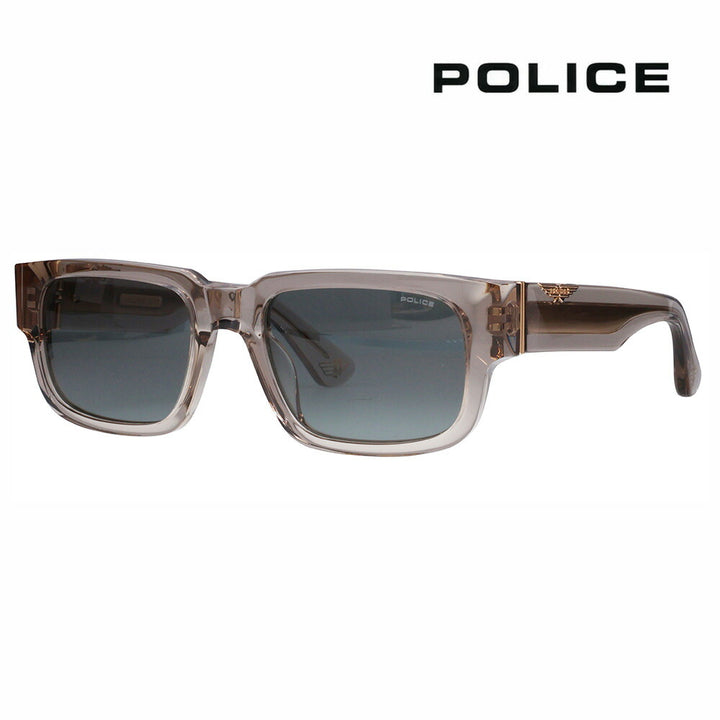 【正規品販売店】ポリス サングラス 伊達メガネ 眼鏡 SPLP24 06S9 54 POLICE Heritage Ocean Maxi 1 スクエア セル メンズ