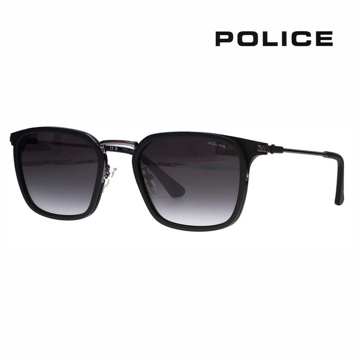 【正規品販売店】ポリス サングラス 伊達メガネ SPLP27 0568 54 POLICE 2025年モデル Heritage ヘリテージ OCTANE12 オクタン12 メンズ スクエア セル メタル コンビネーション