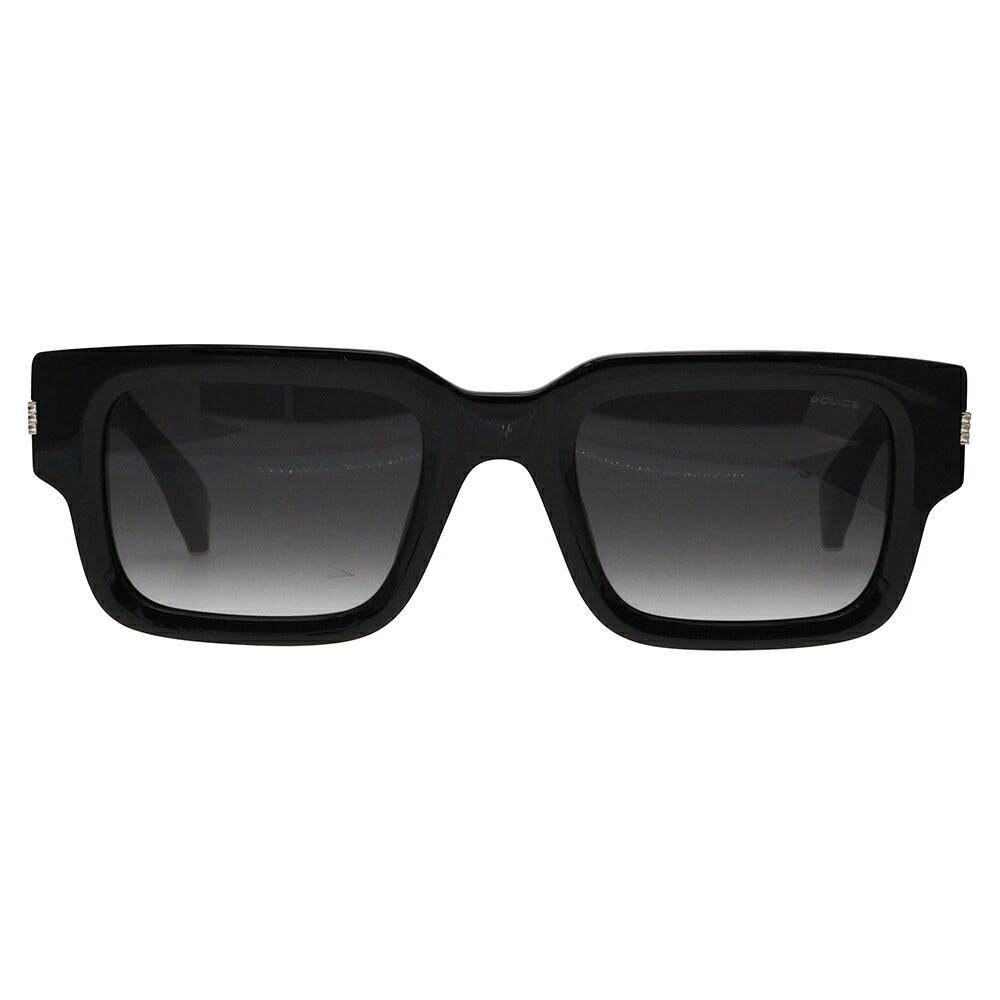 【正規品販売店】ポリス サングラス 伊達メガネ SPLP32 0700 52 POLICE G.O.A.T. 1 STATEMENT メンズ スクエア グローバルモデル