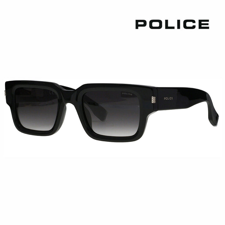 【正規品販売店】ポリス サングラス 伊達メガネ SPLP32 0700 52 POLICE G.O.A.T. 1 STATEMENT メンズ スクエア グローバルモデル