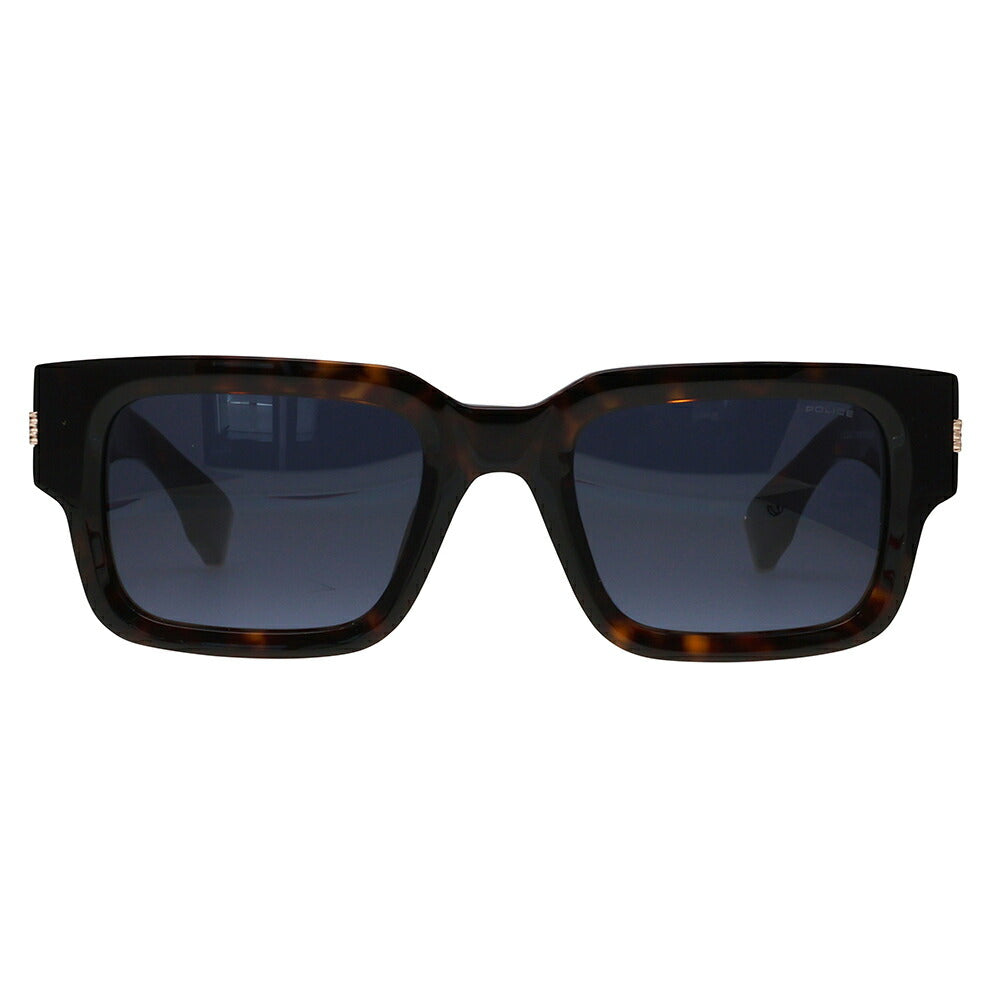 【正規品販売店】ポリス サングラス 伊達メガネ SPLP32 0722 52 POLICE G.O.A.T. 1 STATEMENT メンズ スクエア グローバルモデル