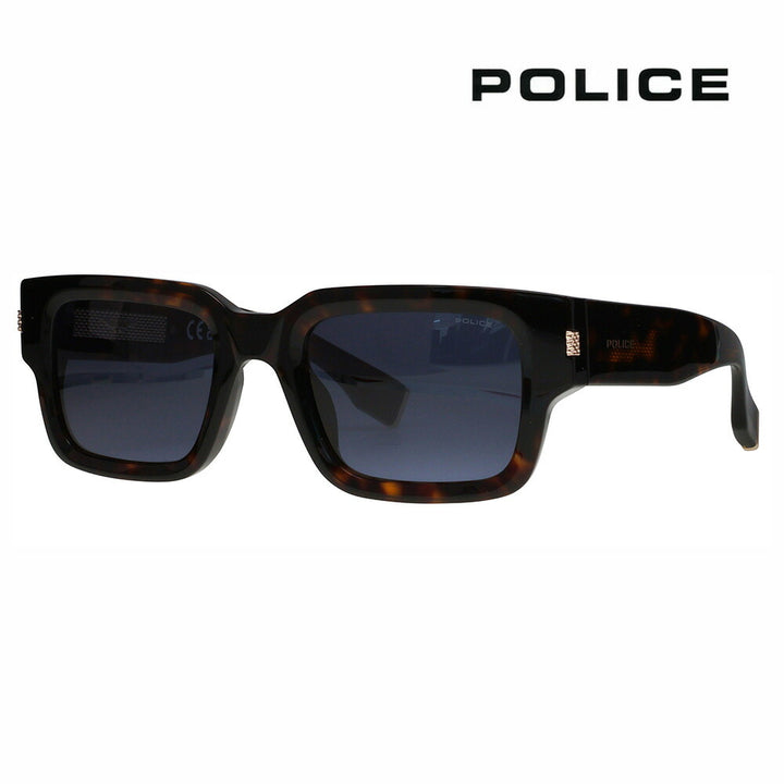 【正規品販売店】ポリス サングラス 伊達メガネ SPLP32 0722 52 POLICE G.O.A.T. 1 STATEMENT メンズ スクエア グローバルモデル