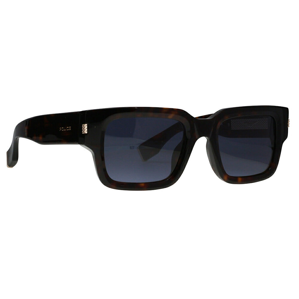 【正規品販売店】ポリス サングラス 伊達メガネ SPLP32 0722 52 POLICE G.O.A.T. 1 STATEMENT メンズ スクエア グローバルモデル