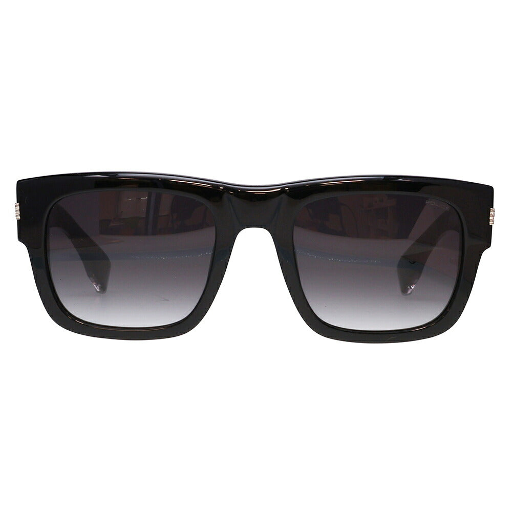 【正規品販売店】ポリス サングラス 伊達メガネ SPLP33 700K 54 POLICE G.O.A.T. 2 STATEMENT メンズ スクエア グローバルモデル