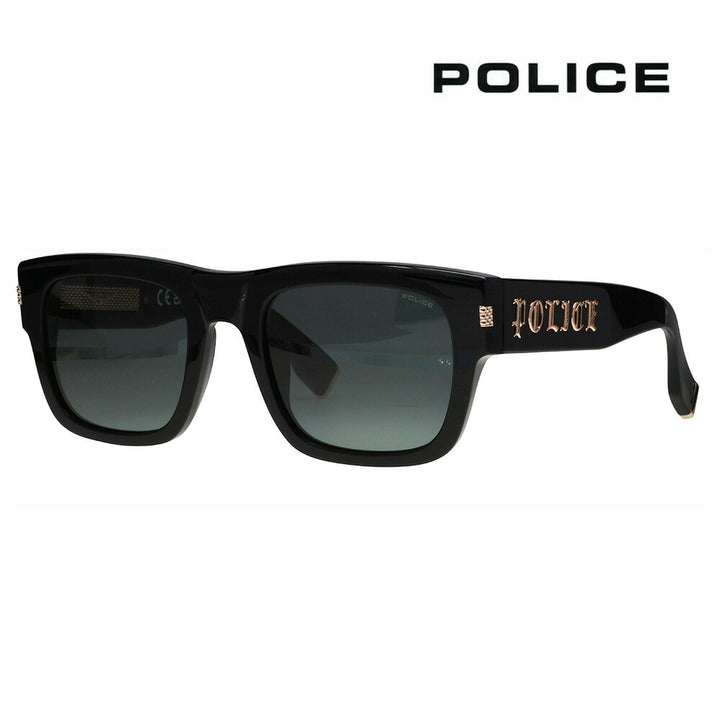 【正規品販売店】ポリス サングラス 伊達メガネ SPLP33E 700Y 54 POLICE G.O.A.T. 2 STATEMENT メンズ スクエア グローバルモデル