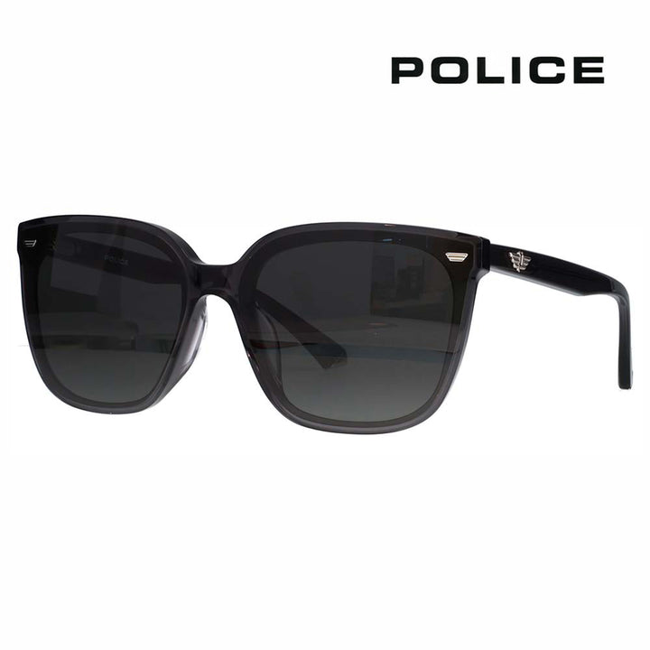 【正規品販売店】ポリス サングラス 伊達メガネ SPLP99K 06A7 64 POLICE 2025年モデル ウェリントン メンズ セル
