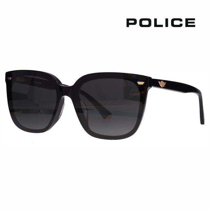 【正規品販売店】ポリス サングラス 伊達メガネ SPLP99K 0700 64 POLICE 2025年モデル ウェリントン メンズ セル