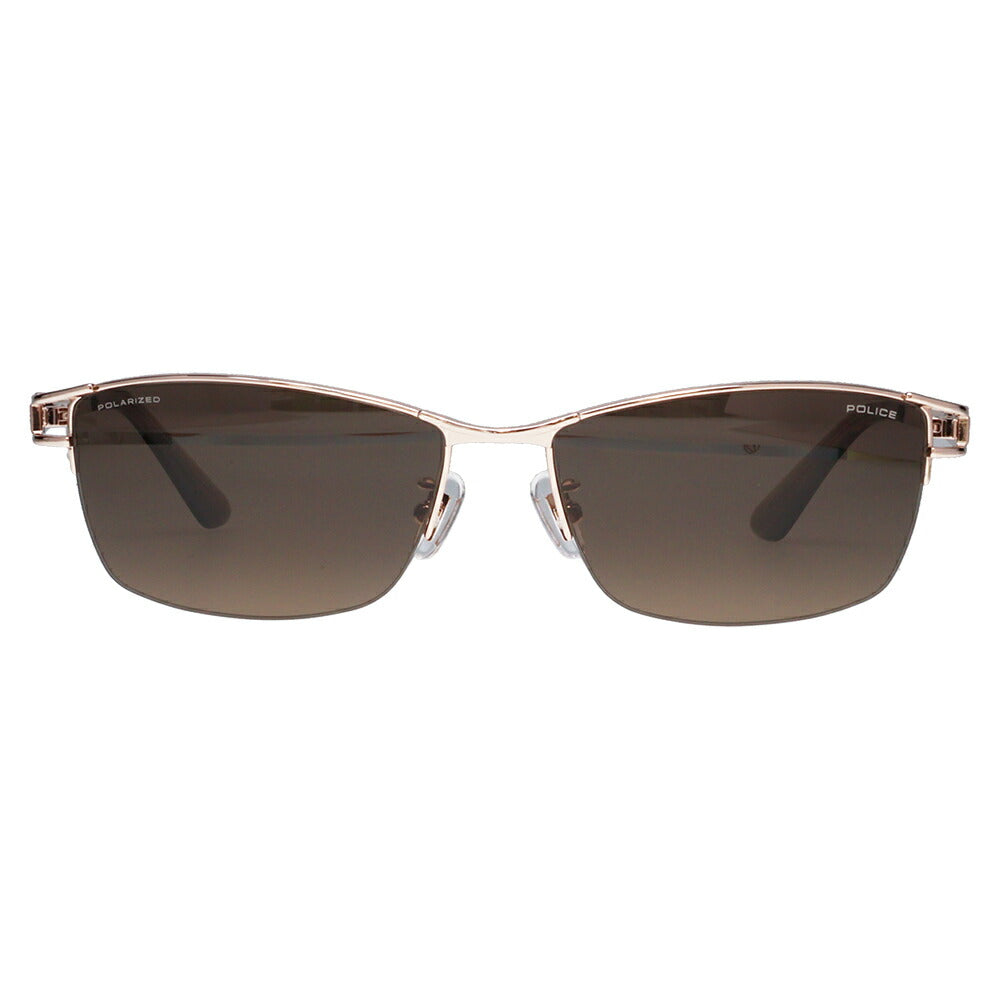 【正規品販売店】ポリス サングラス 伊達メガネ SPLQ03J 8FFP 59 POLICE 2025年モデル JET ジェット スクエア メンズ ナイロール 偏光