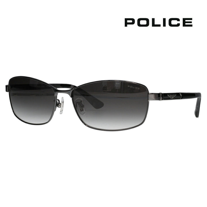 【正規品販売店】ポリス サングラス 伊達メガネ SPLQ04J 0K59 60 POLICE 2025年モデル ORIGINS オリジンズ スクエア メンズ メタル