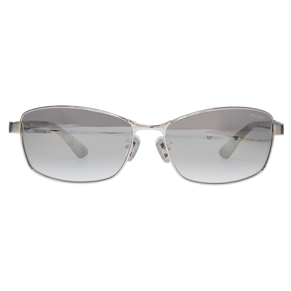 【正規品販売店】ポリス サングラス 伊達メガネ SPLQ04J 583X 60 POLICE 2025年モデル ORIGINS オリジンズ スクエア メンズ メタル ミラー