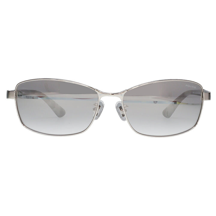 【正規品販売店】ポリス サングラス 伊達メガネ SPLQ04J 583X 60 POLICE 2025年モデル ORIGINS オリジンズ スクエア メンズ メタル ミラー