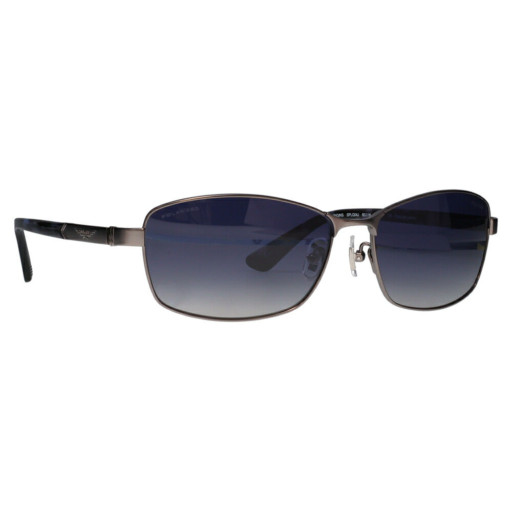 【正規品販売店】ポリス サングラス 伊達メガネ SPLQ04J 627P 60 POLICE 2025年モデル ORIGINS オリジンズ スクエア メンズ メタル 偏光