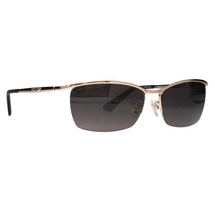 【正規品販売店】ポリス サングラス 伊達メガネ SPLQ05J 8FFP 59 POLICE 2025年モデル ORIGINS オリジンズ スクエア メンズ メタル チタン ナイロール 偏光