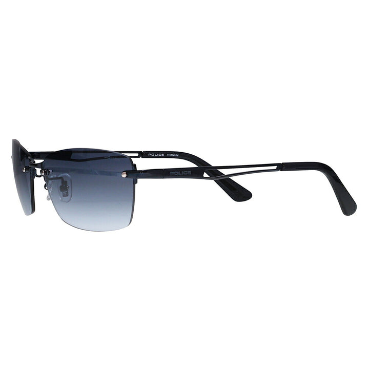 【正規品販売店】ポリス サングラス 伊達メガネ SPLQ06J 0N40 60 POLICE 2025年モデル スクエア ツーポイント メンズ