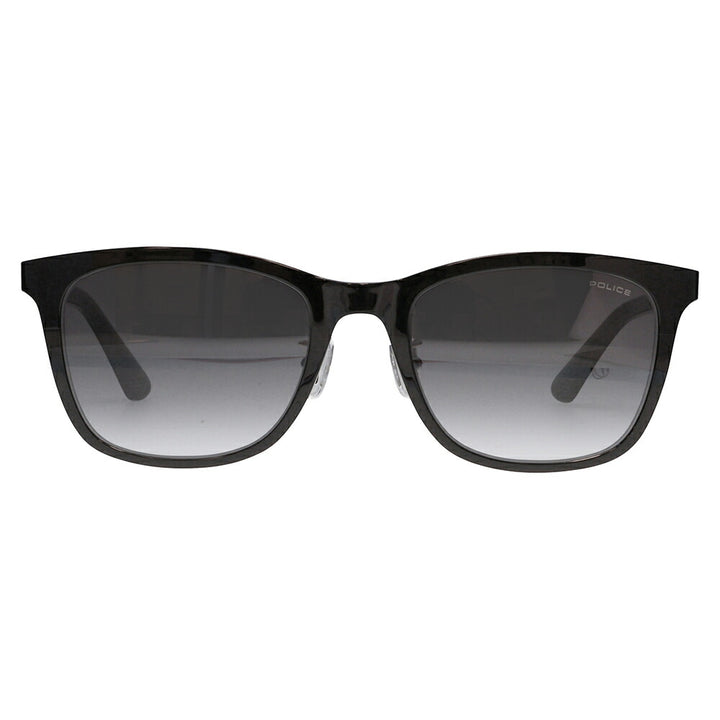 【正規品販売店】ポリス サングラス 伊達メガネ SPLQ07J 530N 52 POLICE 2025年モデル ウェリントン メンズ メタル