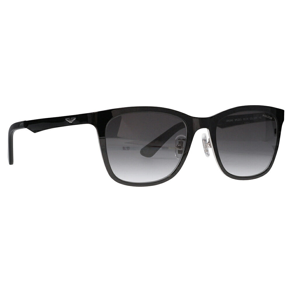 【正規品販売店】ポリス サングラス 伊達メガネ SPLQ07J 530N 52 POLICE 2025年モデル ウェリントン メンズ メタル