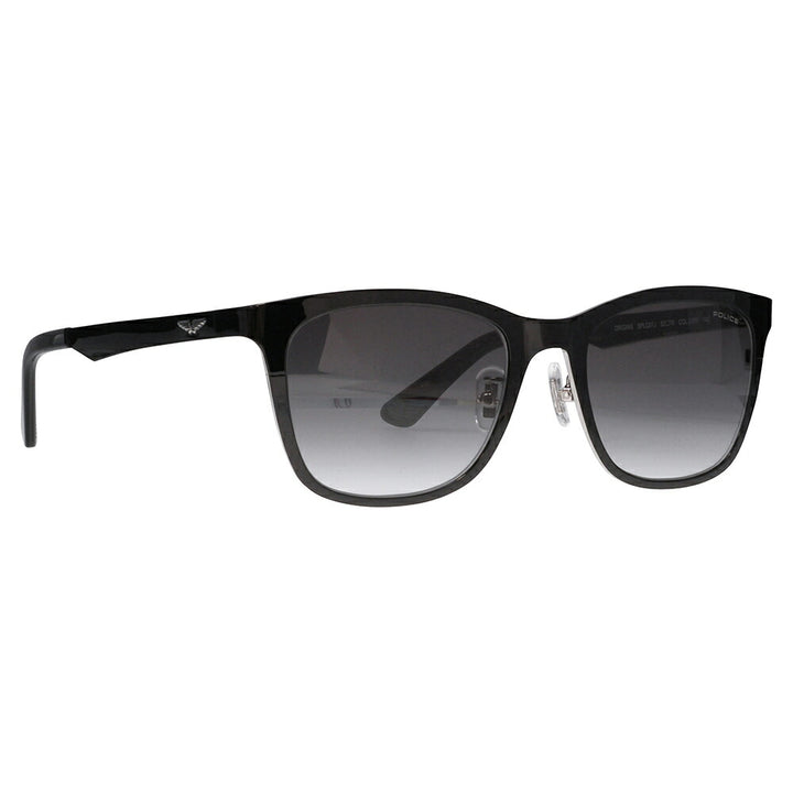 【正規品販売店】ポリス サングラス 伊達メガネ SPLQ07J 530N 52 POLICE 2025年モデル ウェリントン メンズ メタル