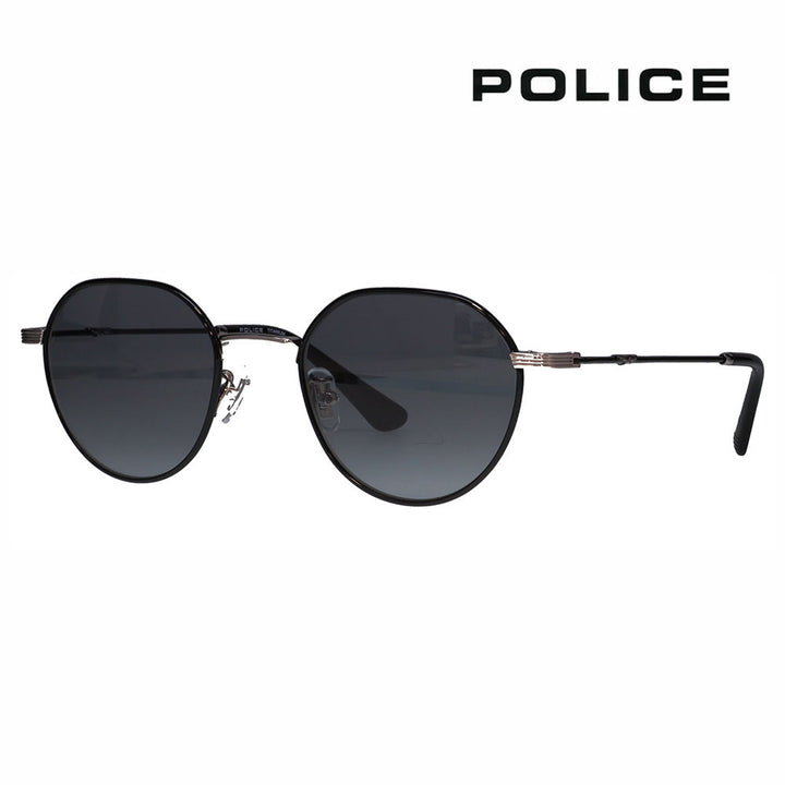 【正規品販売店】ポリス サングラス 伊達メガネ SPLQ08J S11W 49 POLICE 2025年モデル クラウンパント ユニセックス メタル 調光