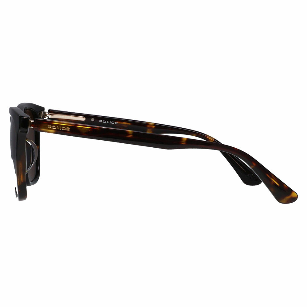 【正規品販売店】ポリス サングラス 伊達メガネ SPLQ09J 0710 53 POLICE 2025年モデル ウェリントン メンズ セル