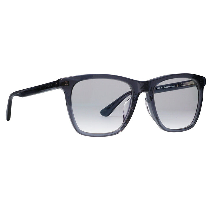 【正規品販売店】ポリス サングラス 伊達メガネ SPLQ09J 2BGW 53 POLICE 2025年モデル ウェリントン メンズ セル 調光