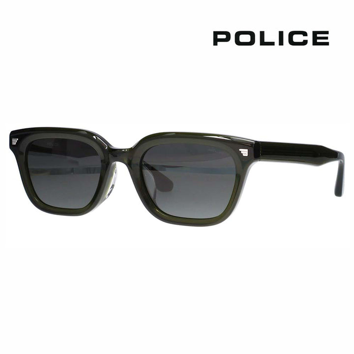 【正規品販売店】ポリス サングラス 伊達メガネ SPLR27K 09HF 52 POLICE 2025年モデル ウェリントン メンズ セル