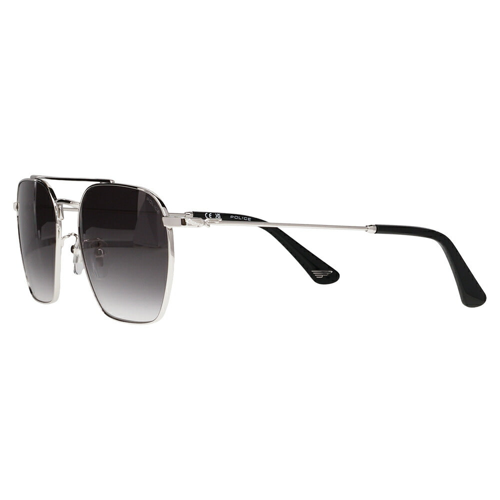 【正規品販売店】ポリス サングラス SPLR72 0579 56 メタル 多角形 ユニセックス