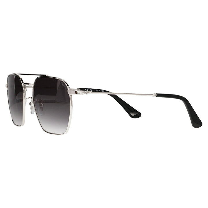 【正規品販売店】ポリス サングラス SPLR72 0579 56 メタル 多角形 ユニセックス
