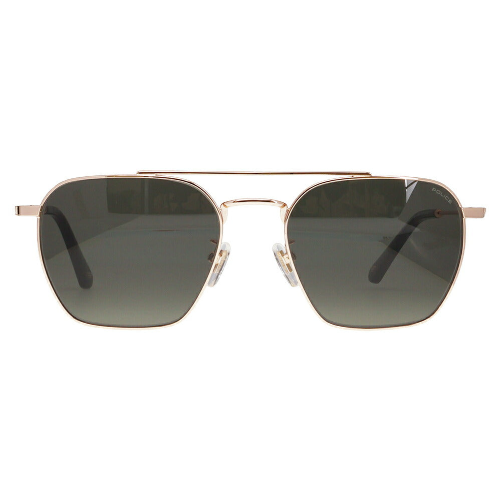 【正規品販売店】ポリス サングラス SPLR72 300Y 56 メタル 多角形 ユニセックス