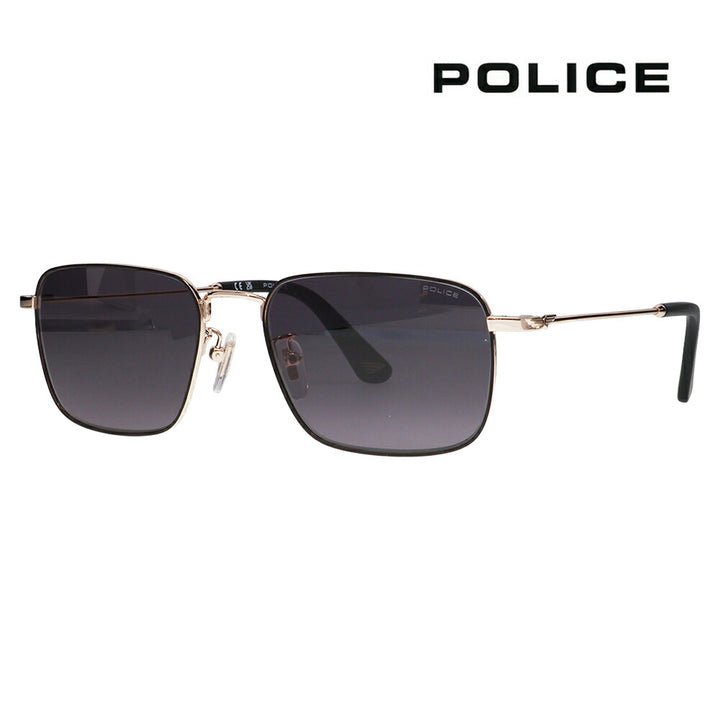 【正規品販売店】ポリス サングラス SPLR73 0302 54 メタル 多角形 メンズ