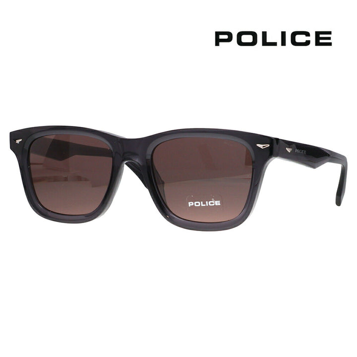 【正規品販売店】ポリス サングラス SPLR80E 0705 53 POLICE スクエア セル メンズ 偏光