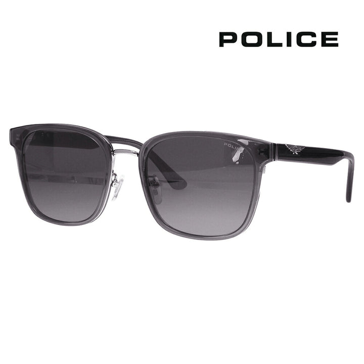 【正規品販売店】ポリス サングラス SPLT58K 03GU 56 POLICE ウェリントン コンビ メンズ 伊達眼鏡 メガネ