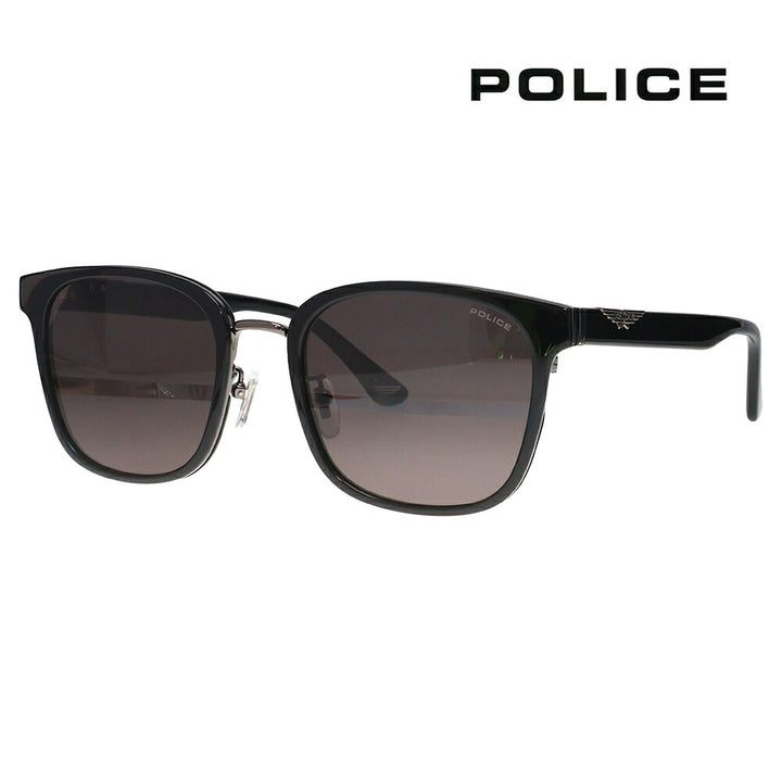 【正規品販売店】ポリス サングラス SPLT58K 0700 56 POLICE ウェリントン コンビ メンズ 伊達眼鏡 メガネ