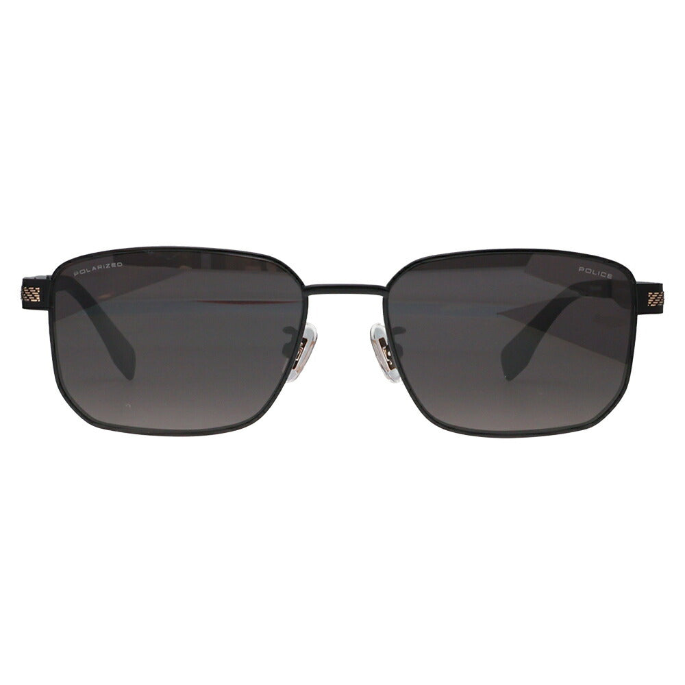 【正規品販売店】ポリス サングラス SPLT66J 531P 57 POLICE スクエア チタン チタニウム メンズ 偏光