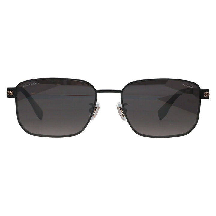 【正規品販売店】ポリス サングラス SPLT66J 531P 57 POLICE スクエア チタン チタニウム メンズ 偏光