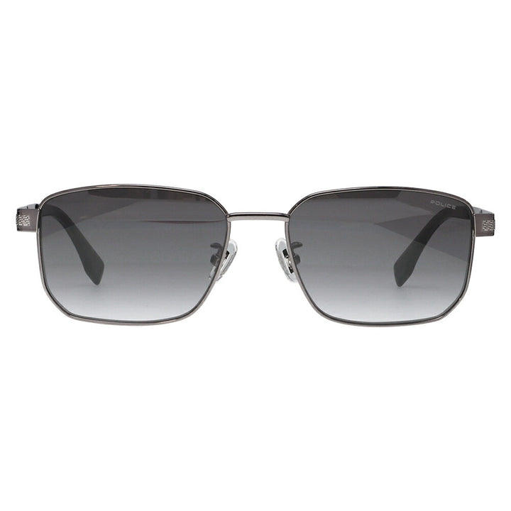 【正規品販売店】ポリス サングラス SPLT66J 0568 57 POLICE スクエア チタン チタニウム メンズ