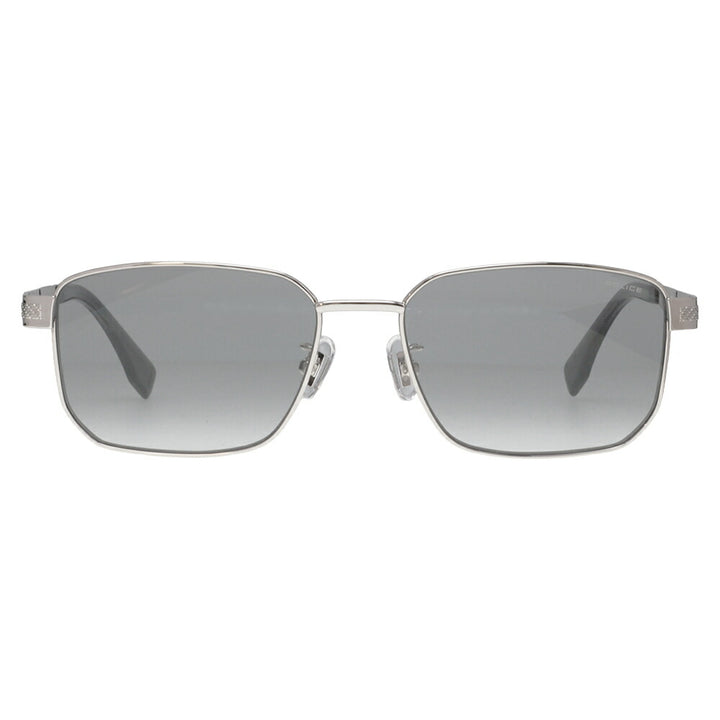 【正規品販売店】ポリス サングラス SPLT66J 0583 57 POLICE スクエア チタン チタニウム メンズ